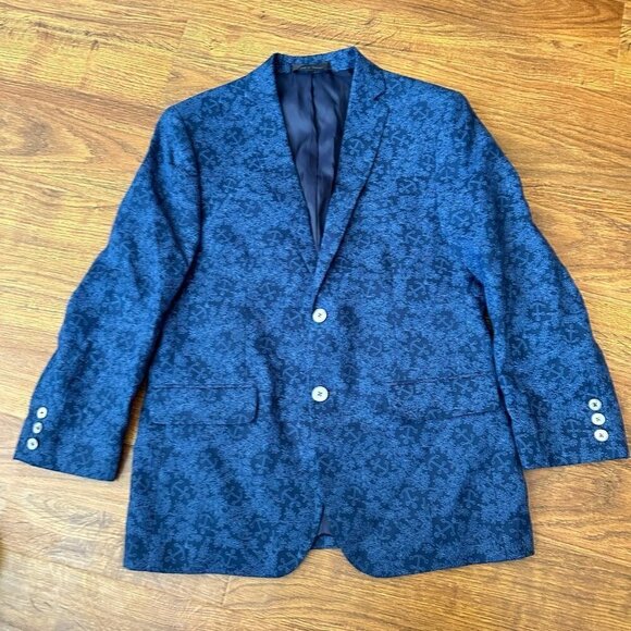 Ralph Lauren anchor print sports coat blazer - Picture 1 of 5